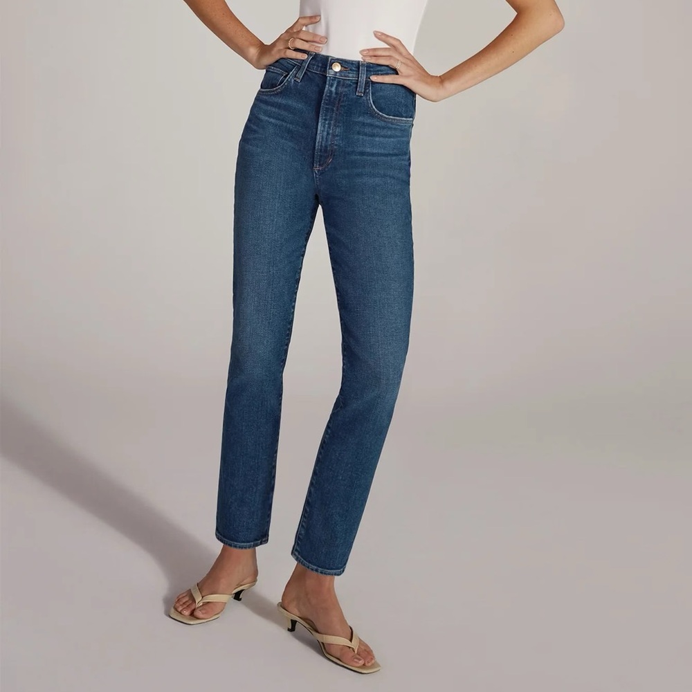 Favorite Daughter The Valentina Super High Rise Cigarette Ankle Denim Si…